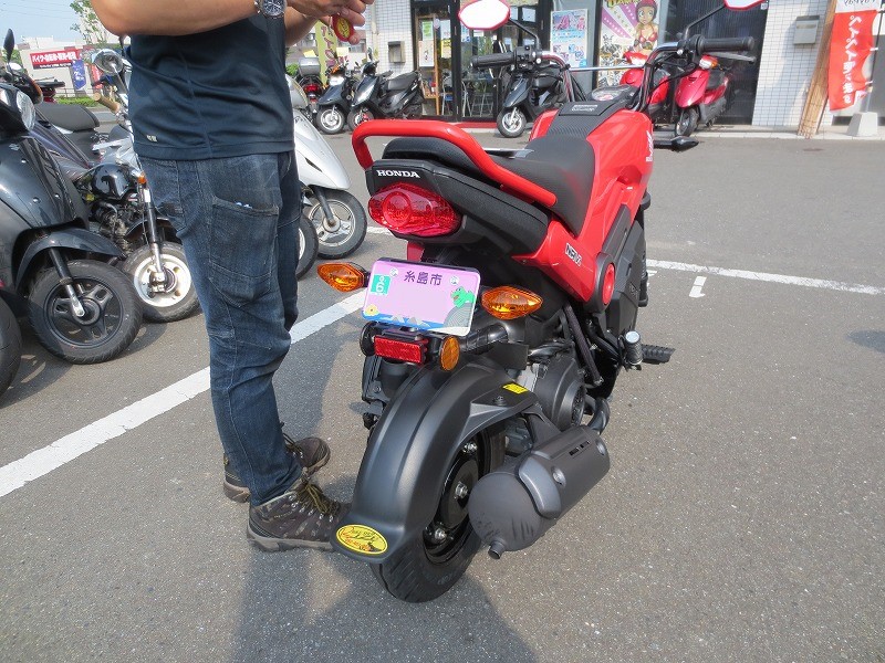 ホンダ NAVI110 納車♪ | バイクショップRIZE[ライズ] 福岡市西区 九大伊都キャンパス向かって左