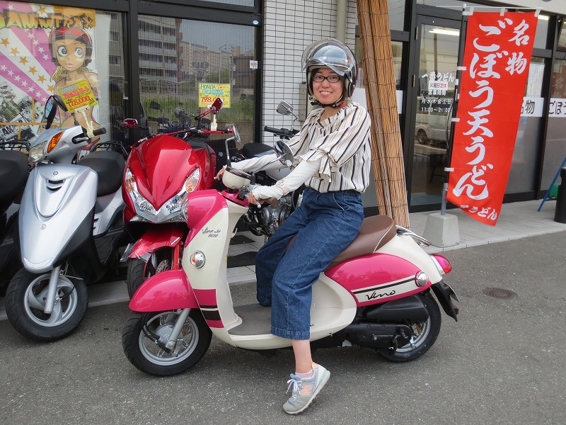 YAMAHA ビーノ 納車 | バイクショップRIZE[ライズ] 福岡市西区 九大伊都キャンパス向かって左