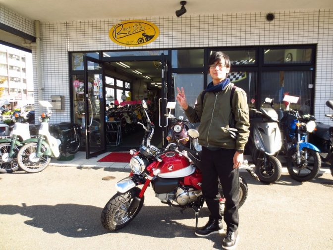 モンキー１２５ 納車☆ | バイクショップRIZE[ライズ] 福岡市西区 九大伊都キャンパス向かって左