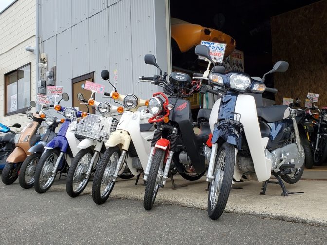 バイクショップライズ九大北店にもｽｰﾊﾟｰｶﾌﾞあります。