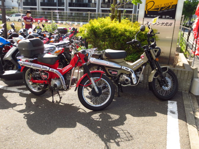 ホンダ　CT110!!　CT125と並べてみました♪