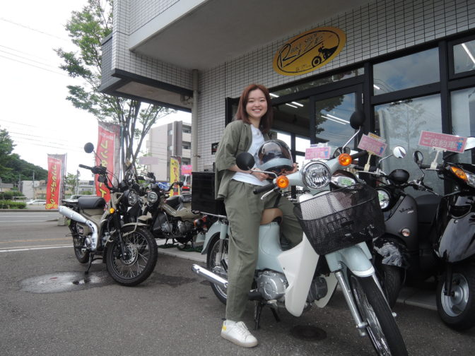 ホンダスーパカブ110　プコブルー納車！！