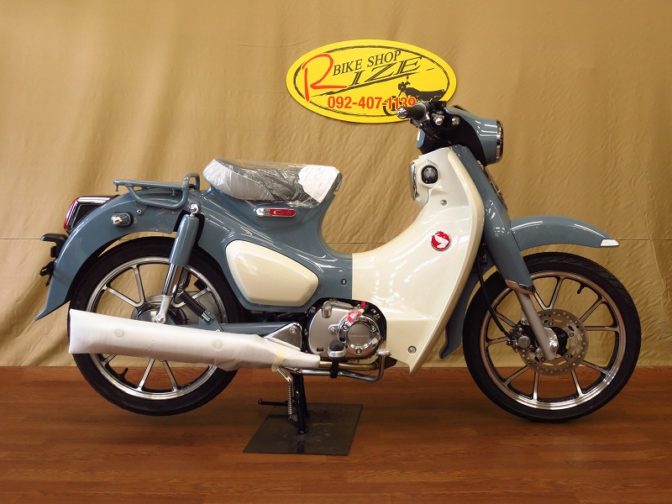 ホンダ スーパーカブC125 パールカデットグレー 入荷(^^♪ | バイクショップRIZE[ライズ] 福岡市西区 九大伊都キャンパス向かって左