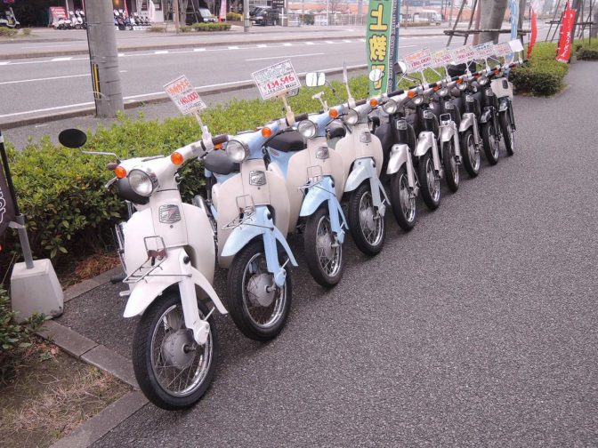 ホンダ！！大量のホンダリトルカブ！！