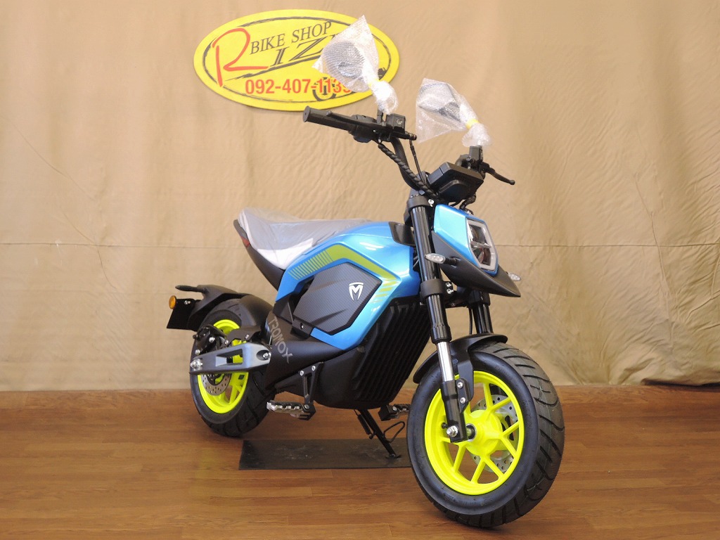 新車】レンタルバイク 無料路上教習実施中！！電動バイク！XEAM MINO TROMOX 0.6KW レンタル中！！ | バイクショップRIZE[ライズ]  福岡市西区 九大伊都キャンパス向かって左