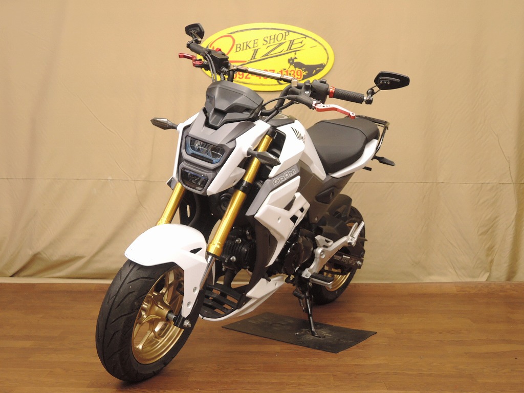 Soldout ホンダ グロム125 カスタム 8130km バイクショップrize ライズ 福岡市西区 九大伊都キャンパス向かって左