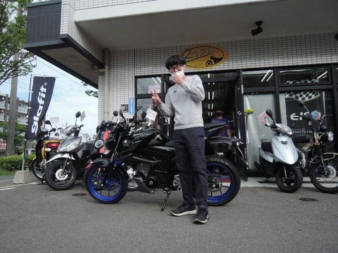 GSX125-S　新車！！九州大学　アルバイト学生さん！！