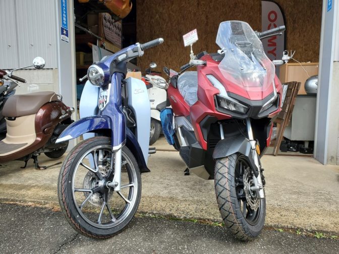 新車！新型ADV160！！ホンダスーパーカブ125入荷(^<^)