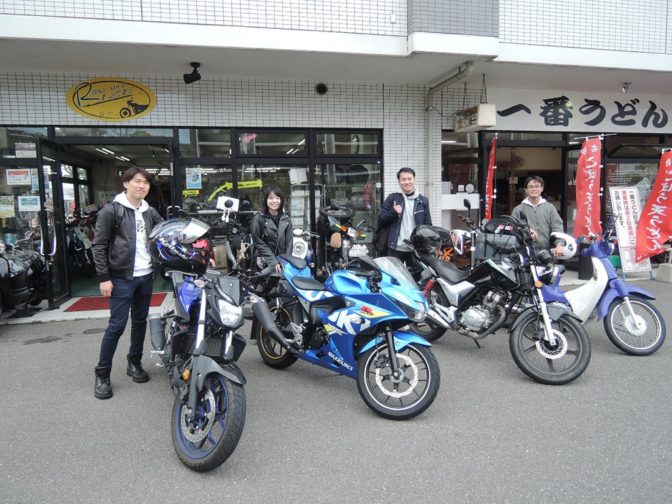 九州大学学生さん！レンタルバイクでツーリング！！