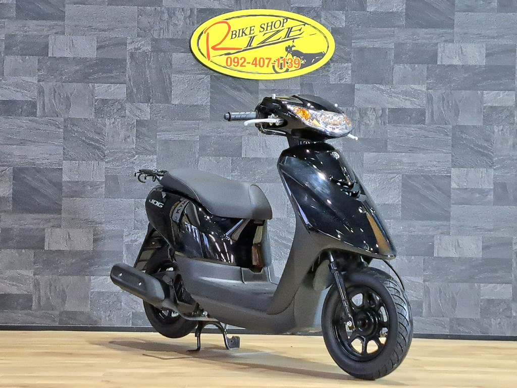 無料路上教習実施中！！ヤマハ NEWジョグ 黒 2747Km | バイクショップRIZE[ライズ] 福岡市西区 九大伊都キャンパス向かって左