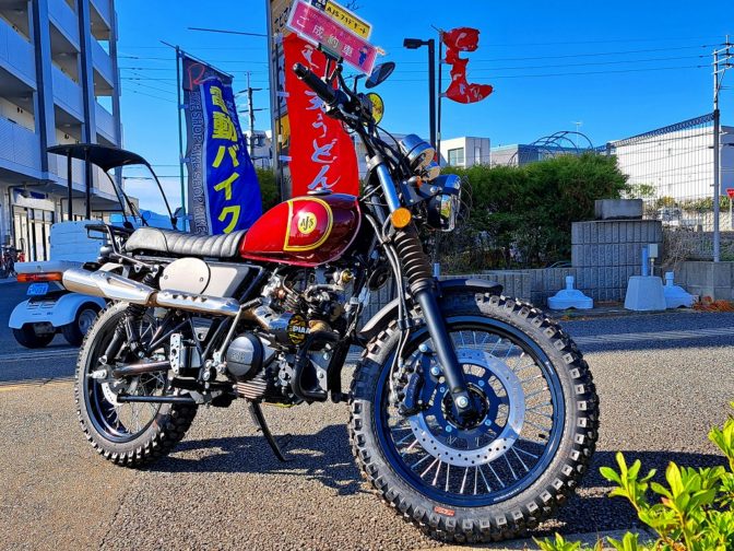 AJS 71DesertScrambler125 カスタム！！