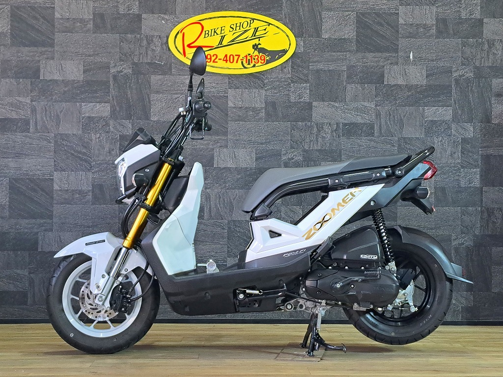 ホンダ ズーマーX ZOOMER-X110 白 入荷！！15278Km | バイクショップRIZE[ライズ] 福岡市西区 九大伊都キャンパス向かって左