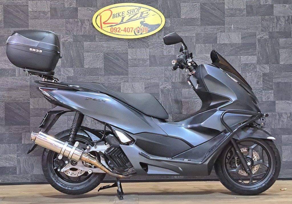 ホンダ PCX125 JK05 マットディムグレーメタリック 5148Km | バイクショップRIZE[ライズ] 福岡市西区  九大伊都キャンパス向かって左