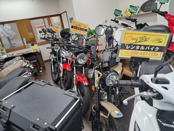レンタルバイク増加中！！