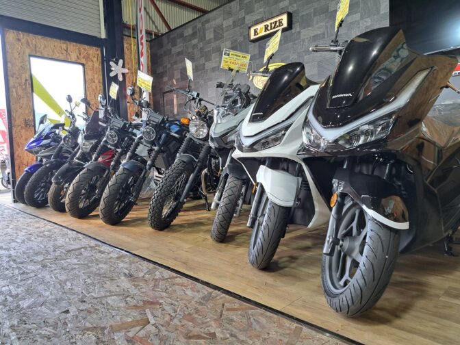 今日のバイクショップライズ九大北店！！