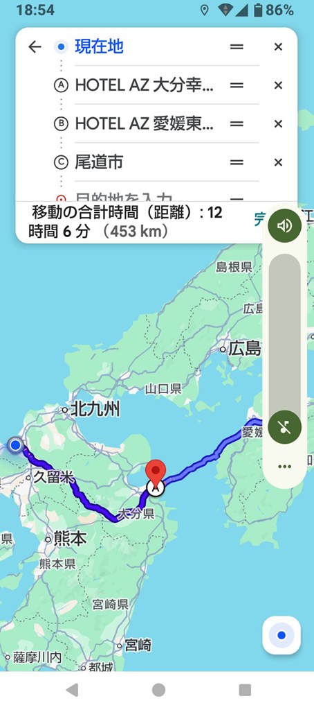 四国へソロツーリング！
