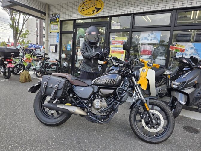 カスタム納車！！QJMOTOR SRV125S　